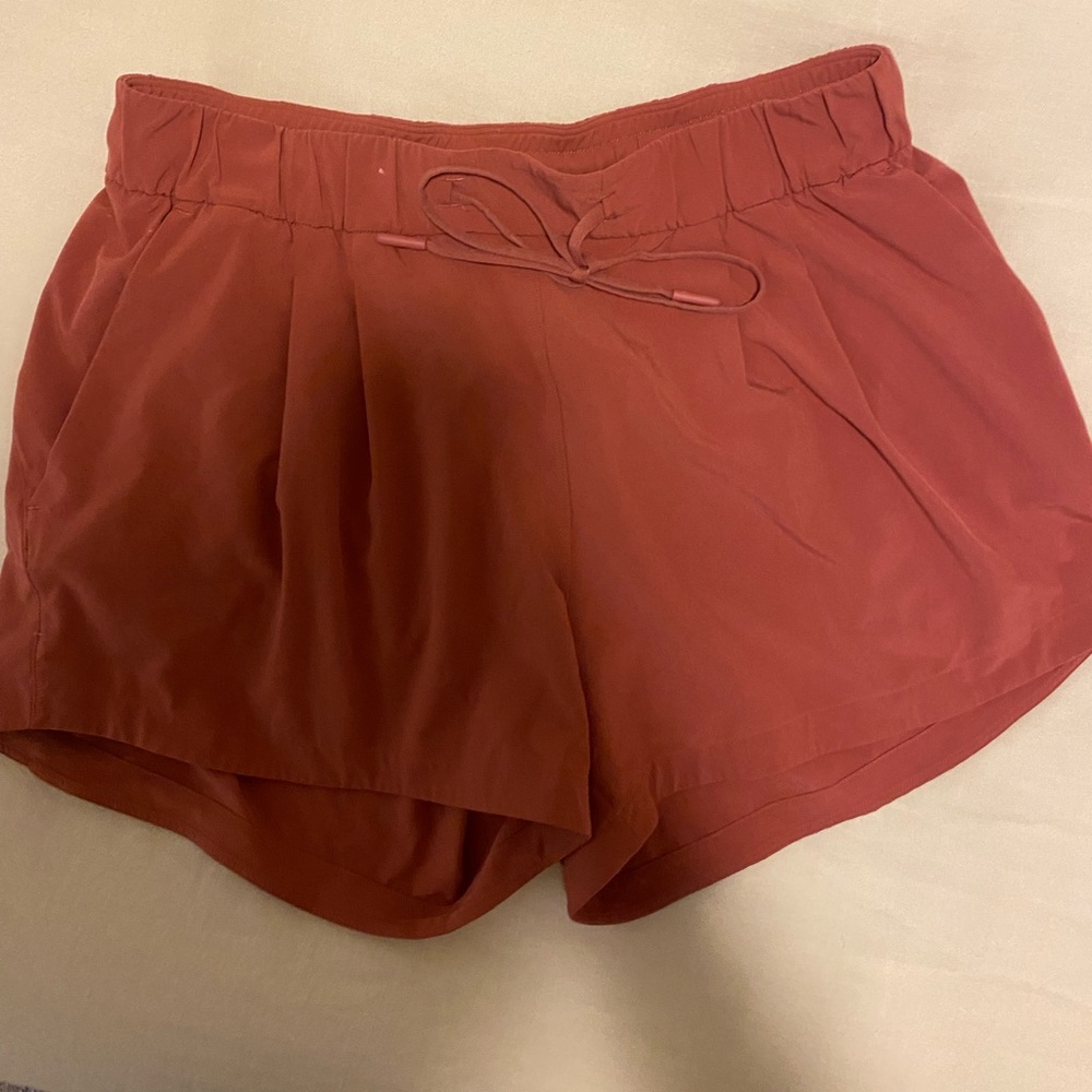 Deep Pink Lululemon Shorts with Drawstring Size 6